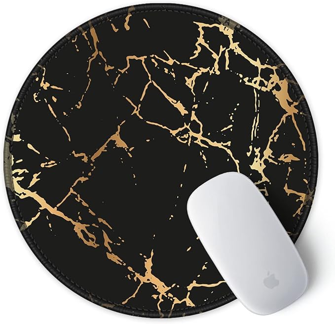 ITNRSIIET Round Mouse Pad with Stitched Edge Premium-Textured Waterproof - Image 2