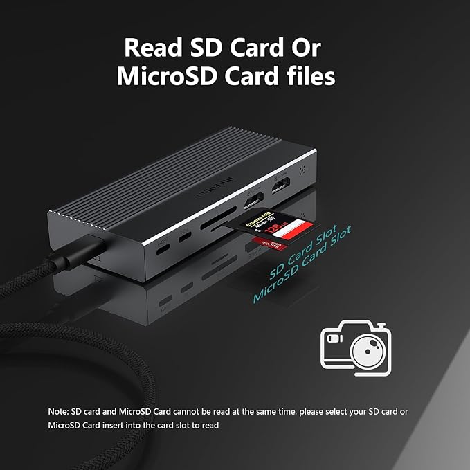 13-in-1 USB C Docking Station: Triple 4K Display, 100W Power Delivery, 5Gbps - Image 8