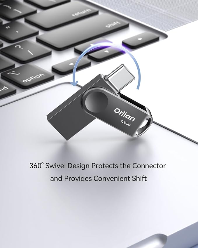 128GB USB C Flash Drive, Dual Drive USB 3.0 and Type C Thumb Drive Up to - Image 4