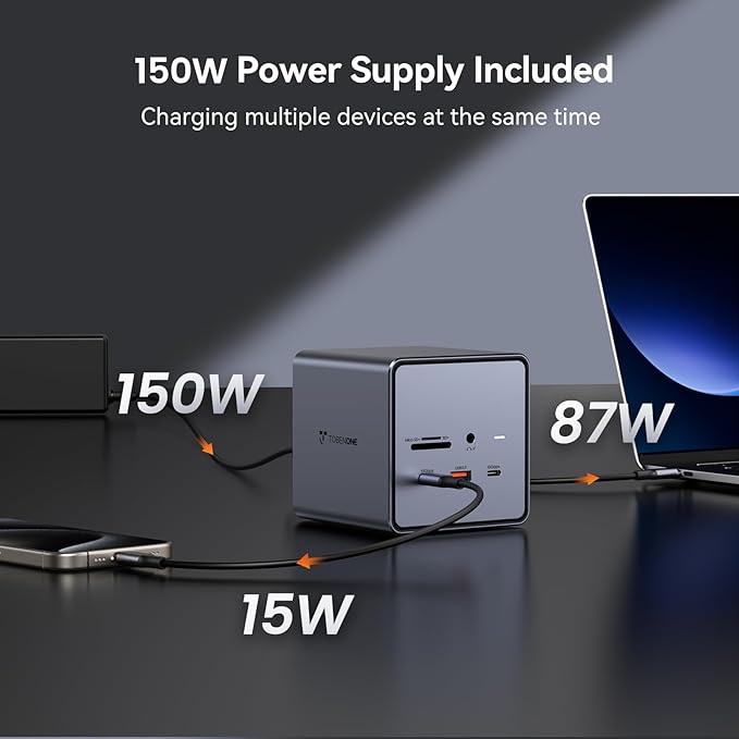 TobenONE USB C Docking Station Dual/Triple Monitors - Image 4