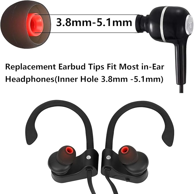 54 PCS Earbud Replacement Tips Silicone Earbud Tips Earbud Covers Fit - Image 3