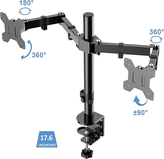 Rocelco 40" Large Height Adjustable Standing Desk Converter - Image 5