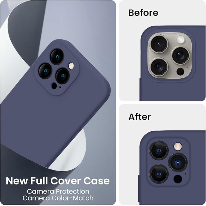 FireNova Designed for iPhone 15 Pro Case, Silicone Upgraded Phone Case with - Image 3