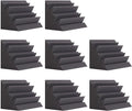 8 Pack - Bass Traps Acoustic Foam Corner, High Density and Fire-Proof Bass by SODOCT
