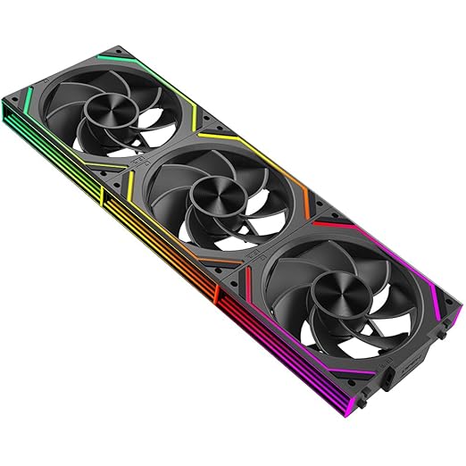 Jungle Leopard Interstellar V2 RS 120mm PC Reverse Blade Case Fan Infinity by JungleLeopard