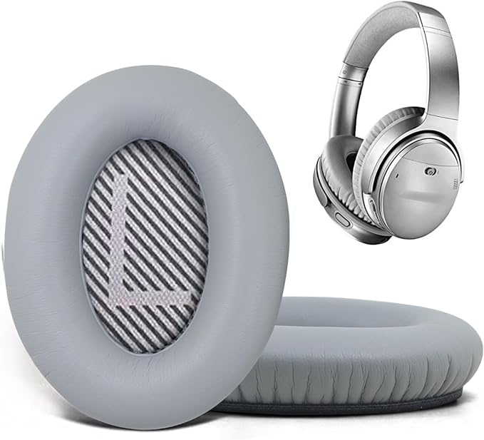 Replacement Ear Pads for Bose QuietComfort 35 35 II 15 25, Headphone Ear Covers by UOWGA