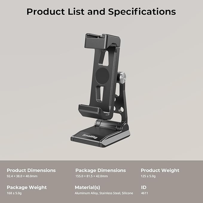 SmallRig Metal Phone Tripod Mount - Image 7
