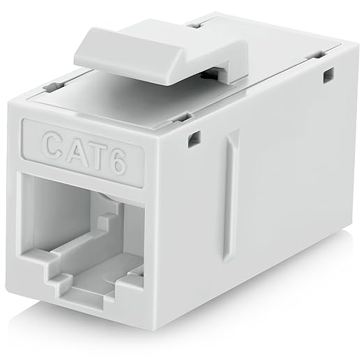 Everest 48-Pack Cat6 RJ45 Keystone Coupler by EverestMediaSolutions
