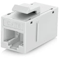 Everest RJ45 CAT6 Keystone Coupler in White by EverestMediaSolutions