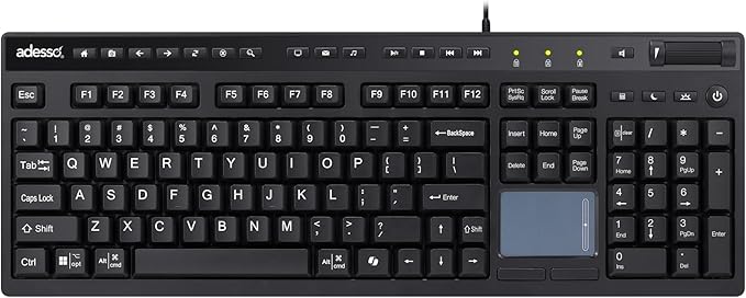 Adesso EasyTouch 445 Multi-Channel Wired Touchpad Keyboard - Image 8