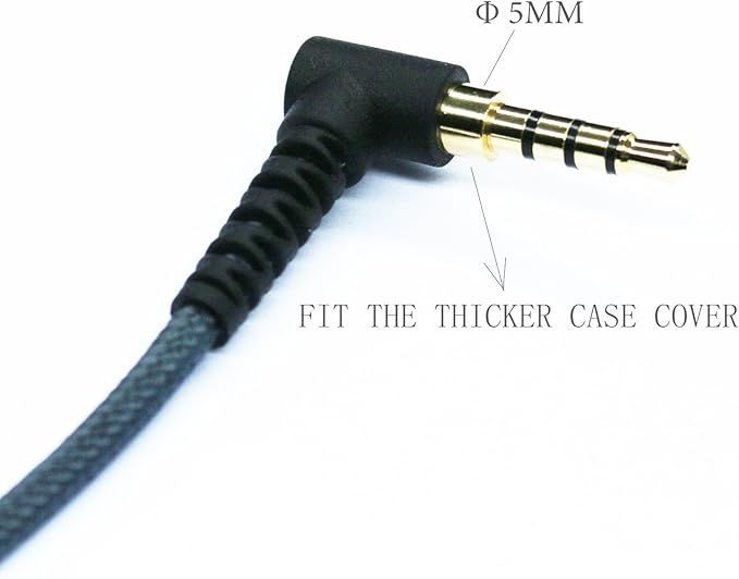 200cm Right Angle 4 Pole 3.5mm 1/8 inch Male to 4 Pole 3.5mm 1/8 inch Female - Image 2