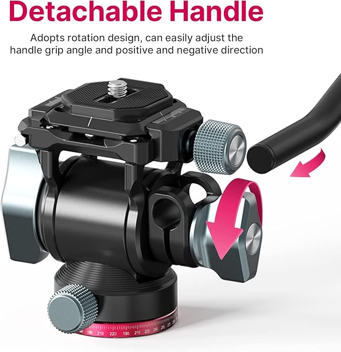 Video Fluid Head for Camera Tripod - Image 5