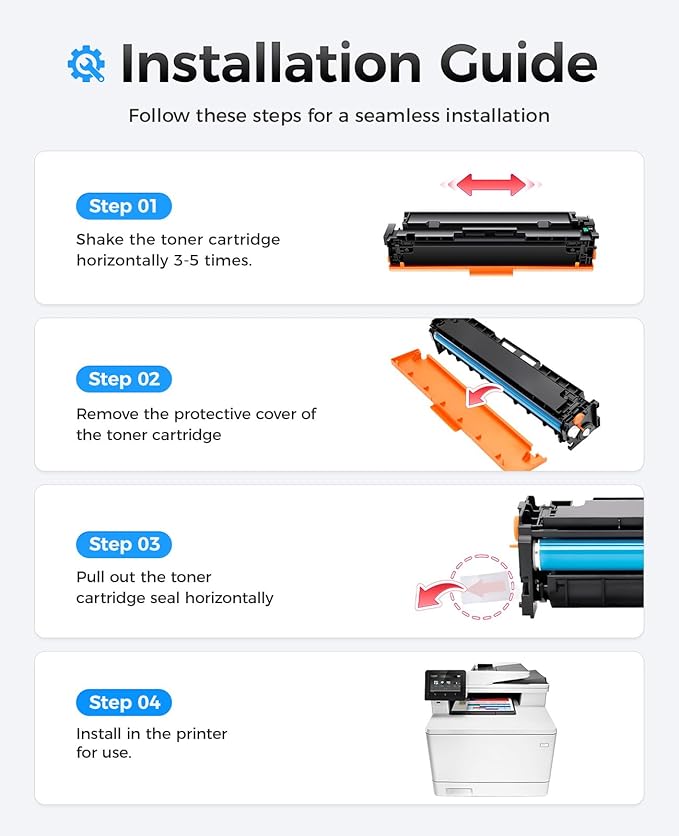 414A Toner Cartridge Set 4-Pack Replacement - Image 4