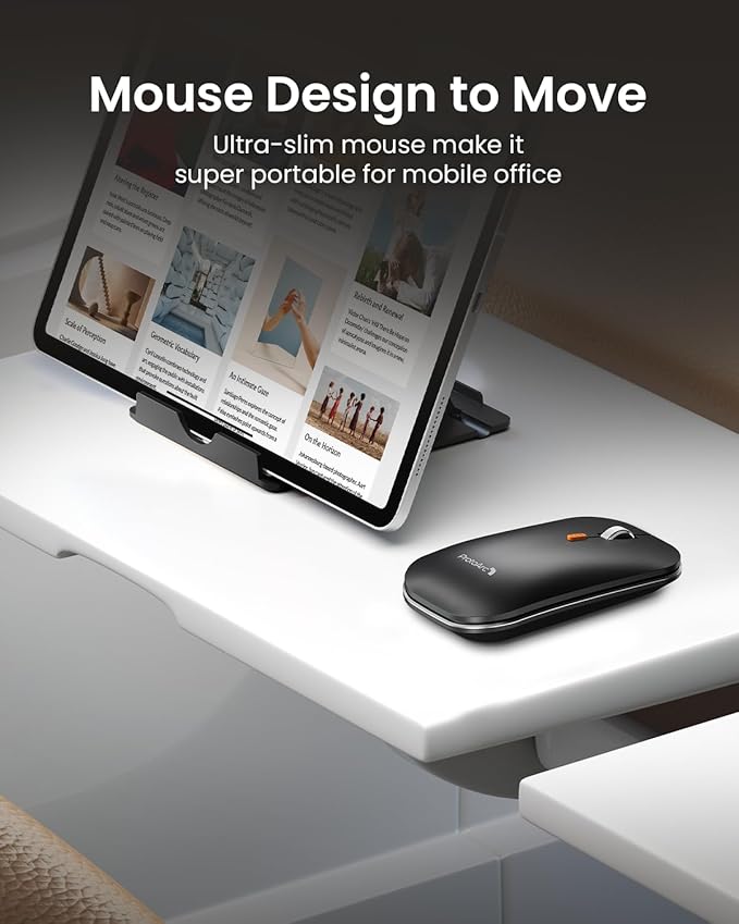 ProtoArc Foldable Keyboard and Mouse, XKM01 True Full-Size Folding Wireless - Image 5