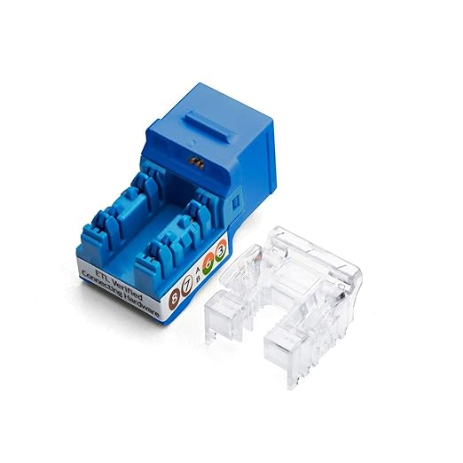 trueCABLE Cat6A Keystone Jack, Unshielded, 90 Degree Punch-Down, UL Listed - Image 2