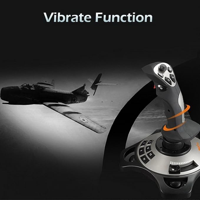 PC Joystick, USB Gaming Flight Simulator Game Controller - Image 5