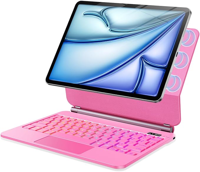 Keyboard Case for 2023 Model 12 inch iPad pro/iPad Air 2024 Model 12 inch iPad by LINHUANXILE