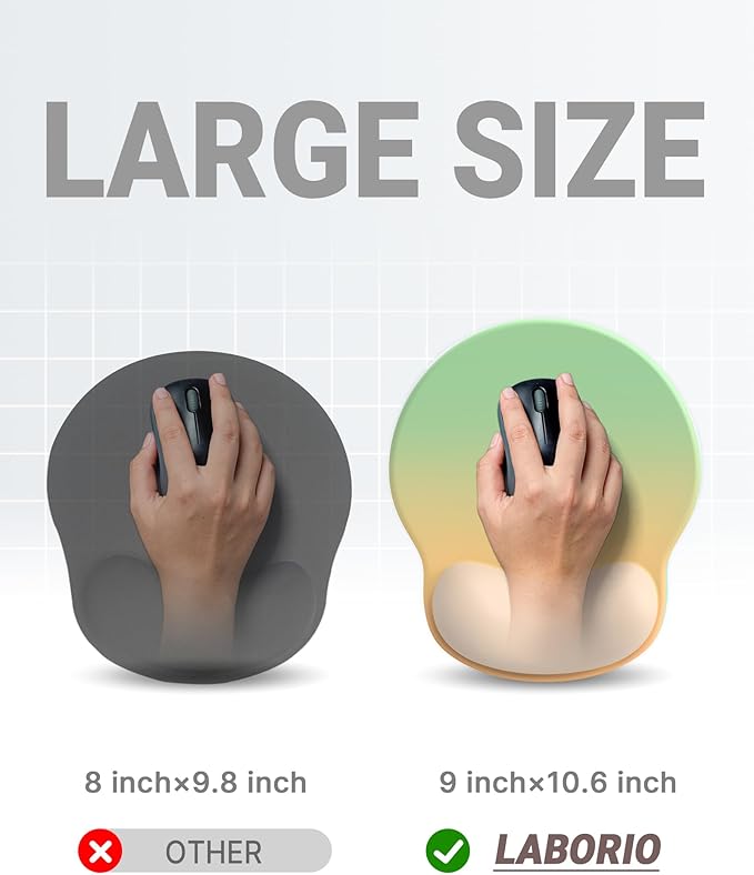 Ergonomic Mouse Pad Wrist Support, Comfortable Mouse Pad Wrist Rest, Relieve - Image 4