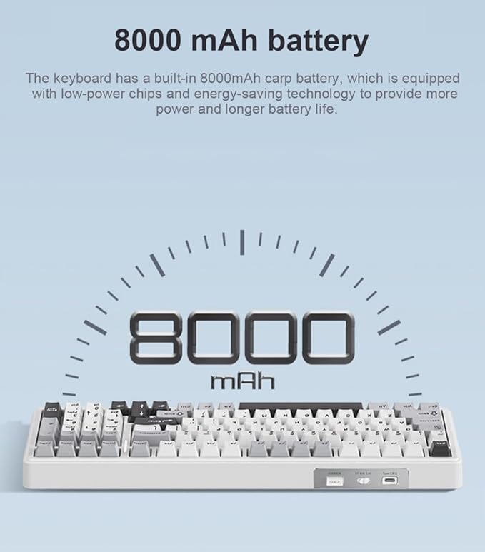 x Aula F99 Pro Wireless Mechanical Keyboard - Image 9