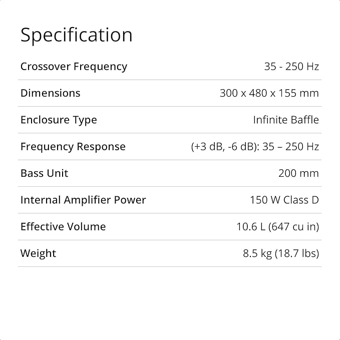 Q Acoustics 3060S Active Subwoofer - Image 6