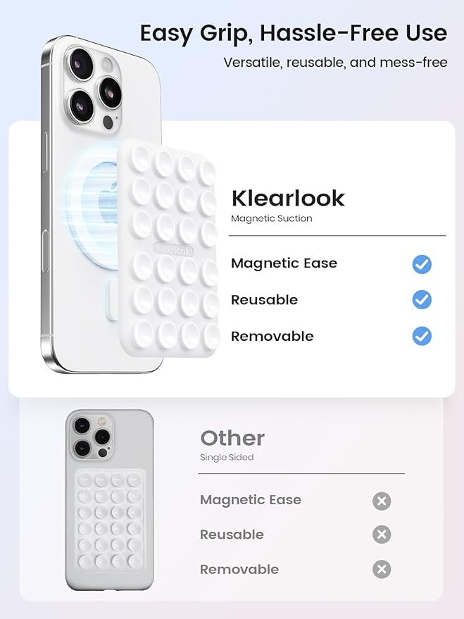 Klearlook Magnetic Suction Phone Mount - Image 3