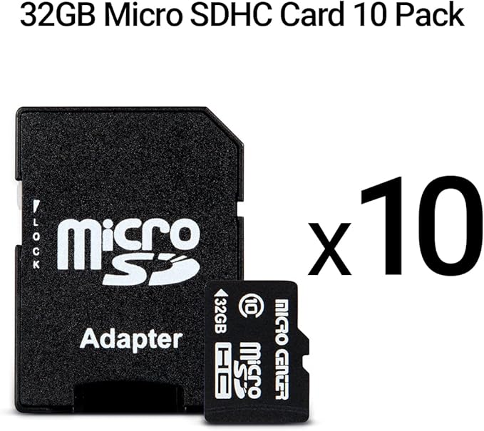 Micro Center 32GB Class 10 MicroSDHC Flash Memory Card 10 Pack - Image 2