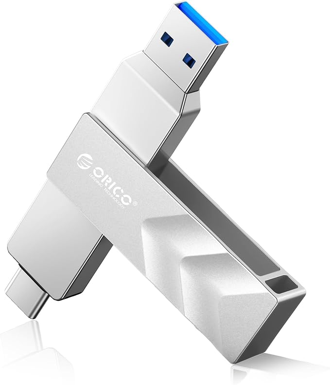 ORICO 512GB Portable Solid State Drive, 1050MB/s Dual-Port Rotating Metal - Image 8