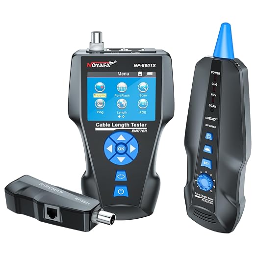 NOYAFA NF-8601S Network Cable Tester, Ethernet Tester Cable by NOYAFA