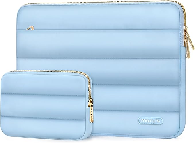 MOSISO 15-15.6 inch Laptop Case, 16 inch Puffy Laptop Sleeve Compatible by MOSISO