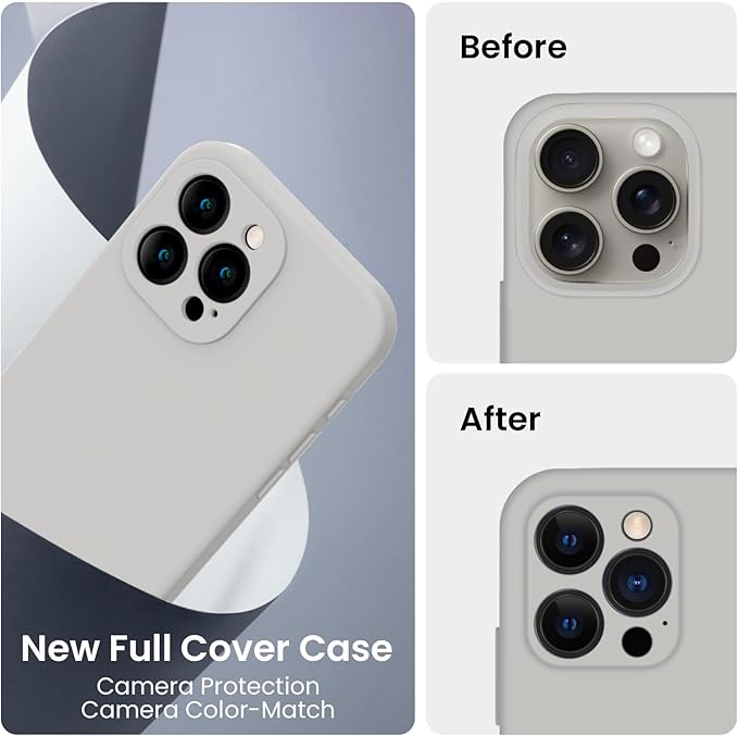 FireNova Designed for iPhone 15 Pro Max Case, Silicone Upgraded Phone Case with - Image 3