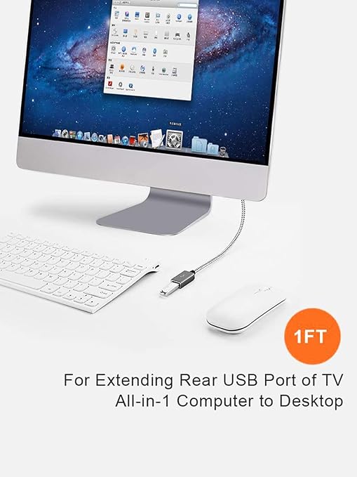 CableCreation Short USB 3.0 Extension Cable 1FT, USB 3.0 A Male to Female - Image 5