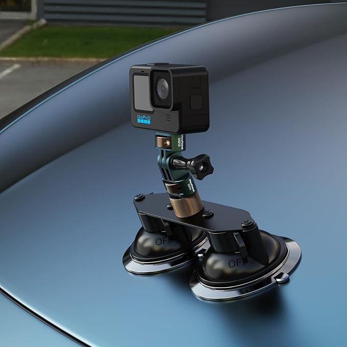 MINIFOCUS Dual Suction Cup Mount, Twist-Lock Dual Suction Cup Base - Image 9