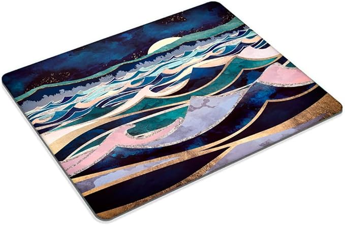 Moonlit Ocean Mouse pad Customized Mousepad Non-Slip Rubber Base Mouse Pads - Image 2