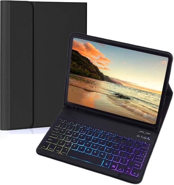 Keyboard Case for Galaxy Tab A8 10.5 Inch 2022, Slim Lightweight 7 Color by Unknown