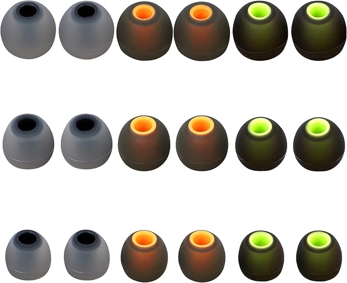 Replacement Earbud Tips Ear Bud Covers Silicone Eartips Fit Most in-Ear Earbuds by Unknown