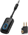 Upgraded Aux Bluetooth Adapter for Car, 2 in 1 Bluetooth 5.3 Transmitter by Ankilo