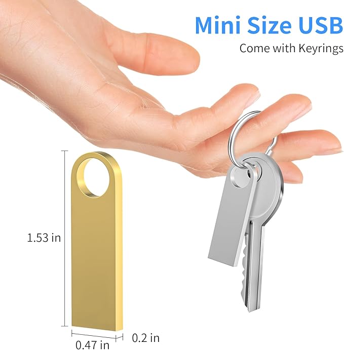 USB 3.0 Flash Drive 128GB 2 Pack, Wooolken High Speed USB 3.0 Thumb Drives - Image 5
