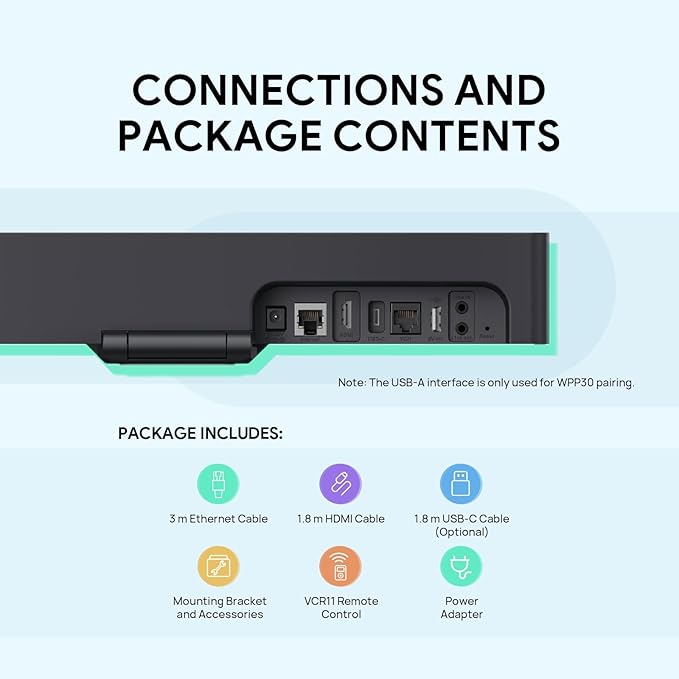 Yealink MeetingBar A10 Video Conference Room System 4K 120° Wide Angle Camera - Image 5
