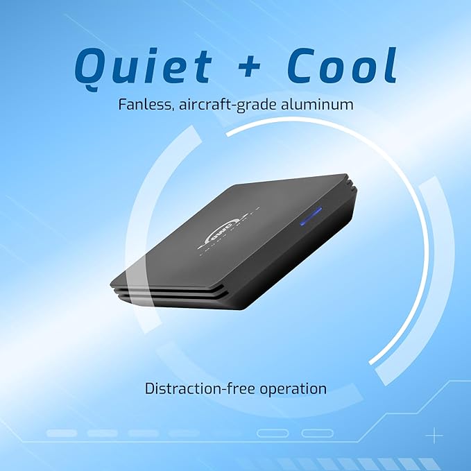 OWC 480GB Envoy Pro FX Portable Rugged External NVMe M.2 SSD Drive Thunderbolt 3 - Image 3