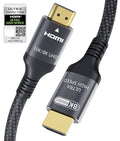 Certified 10K 8K HDMI 2.1 Cable 5 FT, 48Gbps Ultra High Speed HDMI Cable by Adauxter