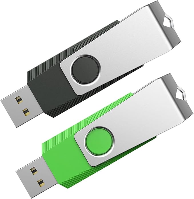 Aiibe 64GB Flash Drive 2 Pack 64GB USB Flash Drive Thumb Drive Zip Drive USB by Aiibe