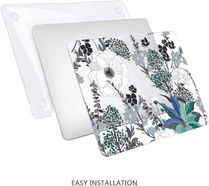 Mektron for MacBook Air 13 Case A1466/A1369, Snap-on Plastic Hard Shell Cover - Image 4