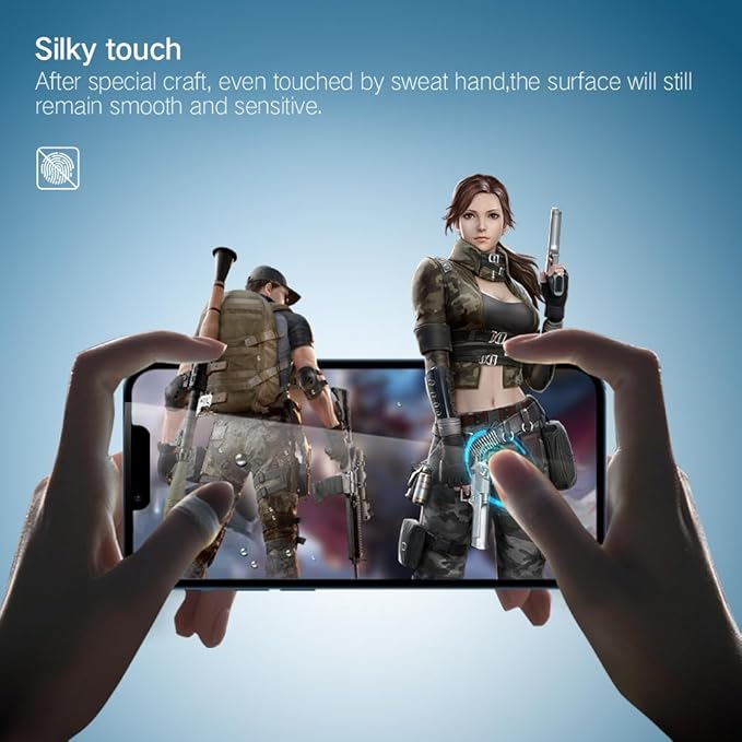 PERFECTSIGHT 2 Pack Anti Blue Light Screen Protector Compatible - Image 6