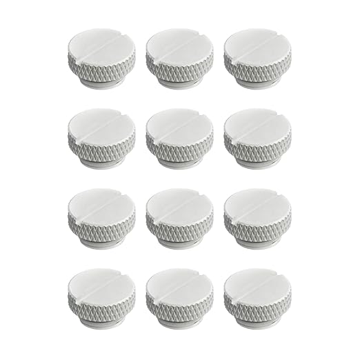 Dracaena.io 12 Pack G1/4" Thread, Thin Water Stop Plug Fitting by greenDRACAENA