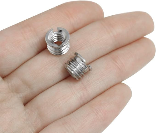 1/4"-20 Female to 3/8"-16 Male Tripod Thread Adapter LUORNG 10PCS Standard - Image 2
