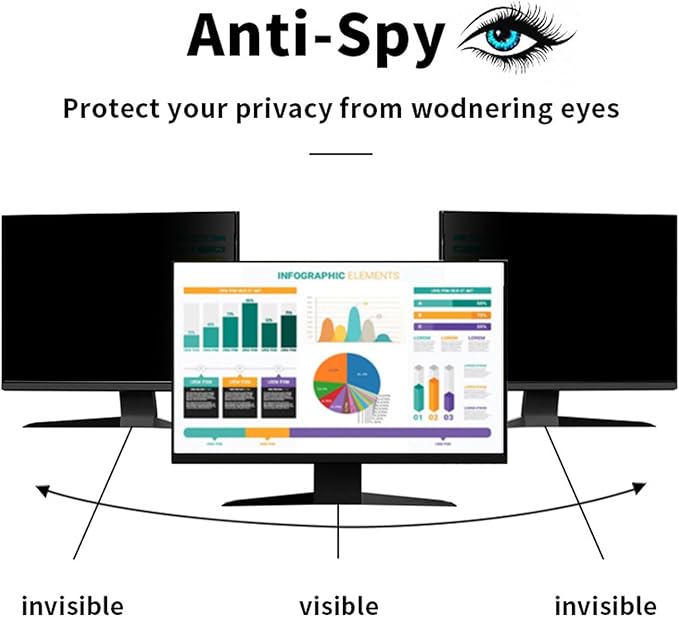 34 Inch Computer Privacy Screen - Image 5