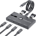 10Gbps USB C Hub, 6 Ports Type C Splitter, USB-A/C to USB C/A Adapter by ZIYUETEK