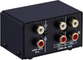 Audio Switcher RCA 2 in 1 Out/1 in 2 Out A/B Switch Stereo Audio Splitter Box by Unknown