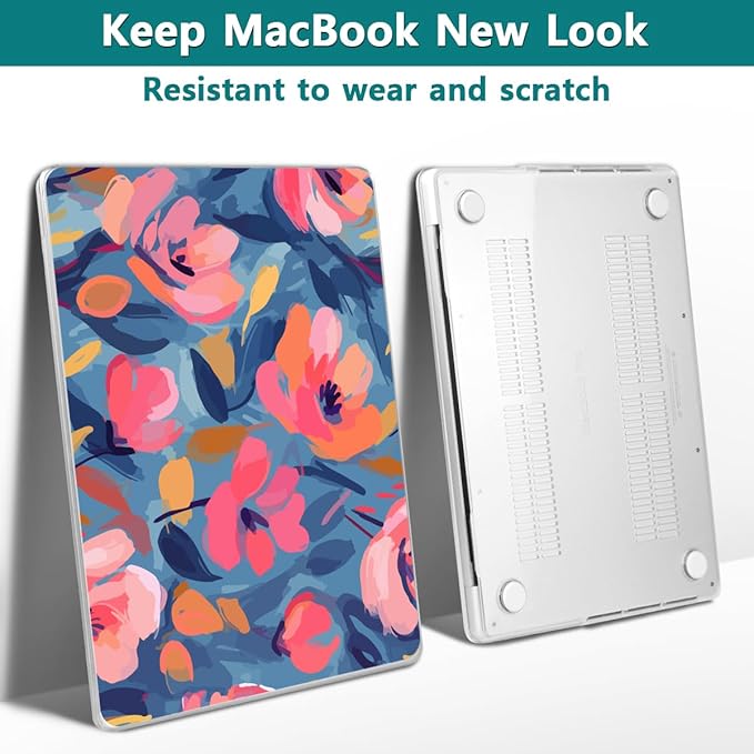 Teryeefi for M4 MacBook Pro 14 inch Case 2024 2023 2021, Hard Shell Cover + - Image 4