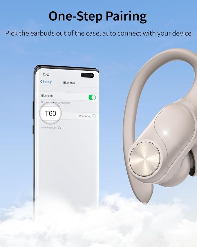PocBuds Bluetooth Headphones Wireless Earbuds 80hrs Playtime Wireless Charging - Image 4